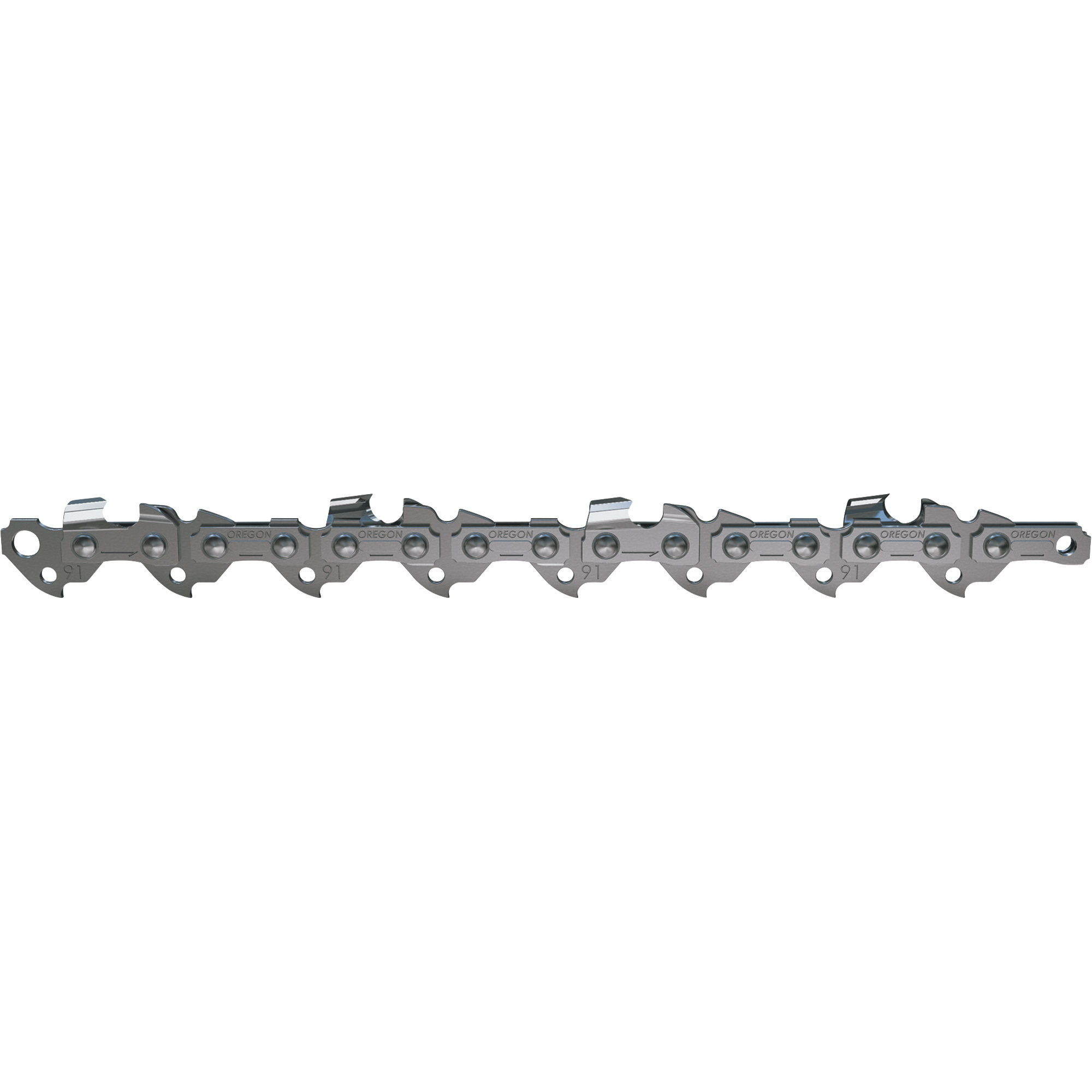 Oregon Low Kickback Chainsaw Chain, 3/8in. Low Profile x 0.050in., Fits 14in. Bar, Model# S52/91PX052G